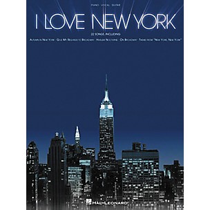 Hal Leonard I Love New York Piano/Vocal/Guitar Songbook