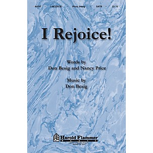 Shawnee Press I Rejoice! SATB composed by Don Besig