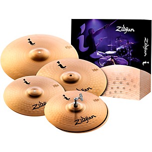 I Series Pro Cymbal 5-Pack With Free 14" Crash