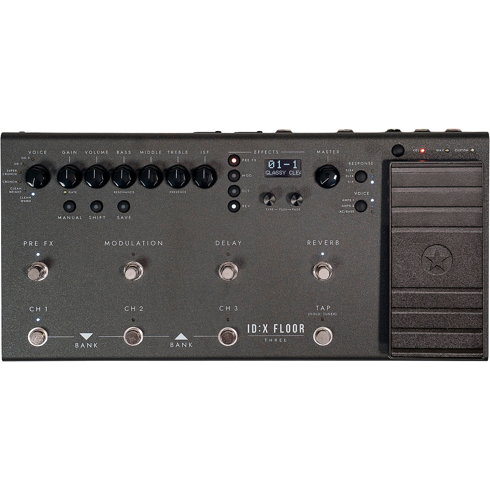 Blackstar ID:X Floor 3 Floorboard Multi-Effects Pedal With