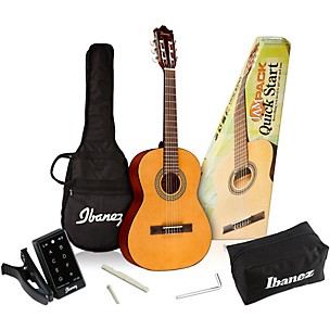 Ibanez IJC30 Quickstart 3/4 Scale Classical Guitar Pack