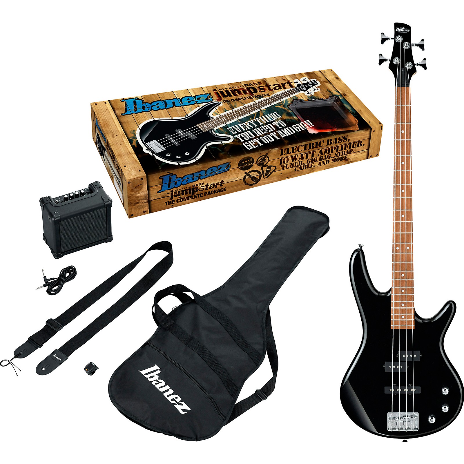 Ibanez IJSR190N Electric Bass Jumpstart Pack | Music & Arts