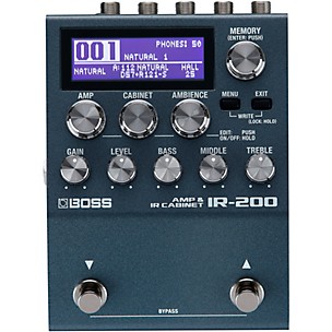 BOSS IR-200 Amp and Cabinet Processor Effects Pedal