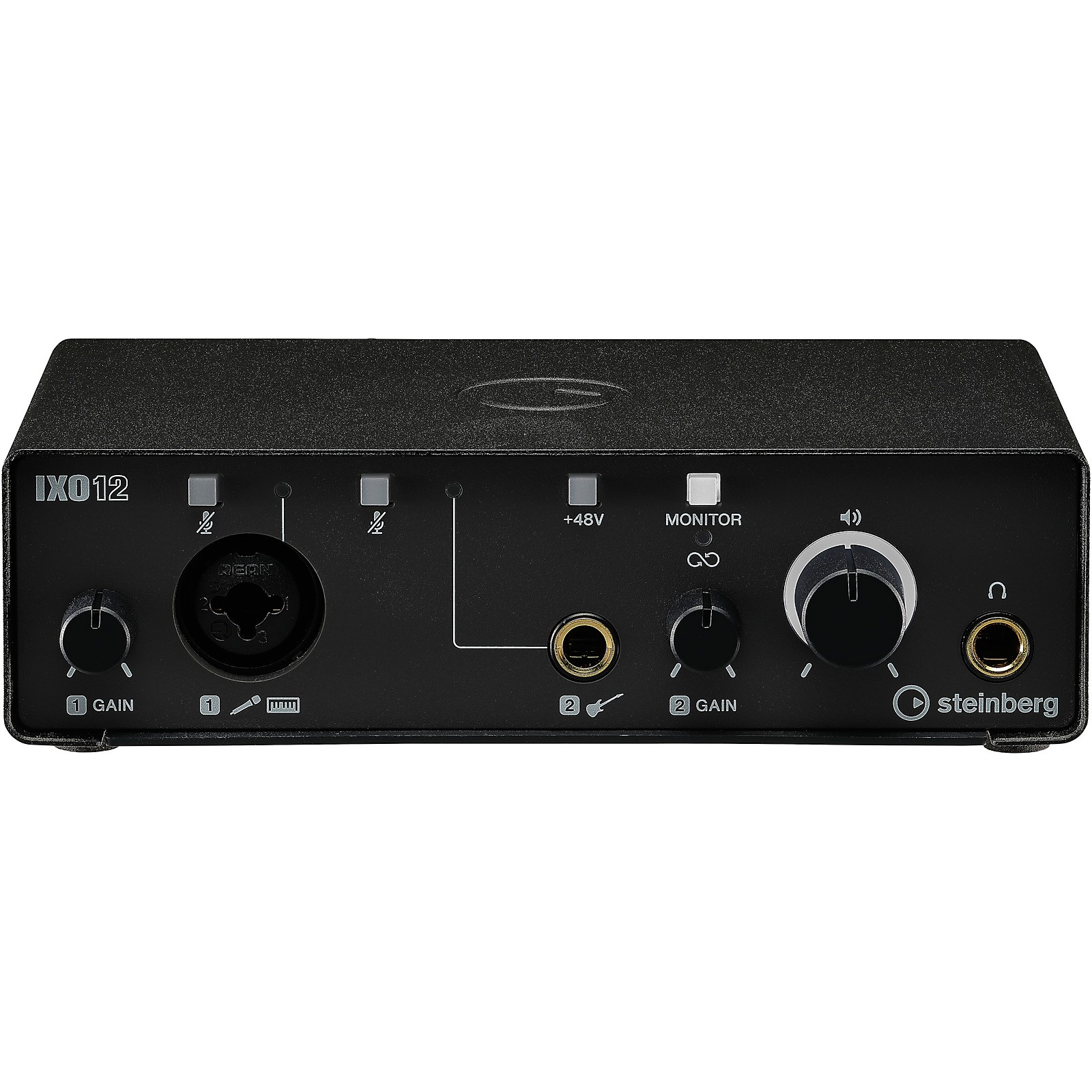 Steinberg IXO12 ブラック Steinberg IXO12 Audio Interface with One Mic Preamp | Music & Arts