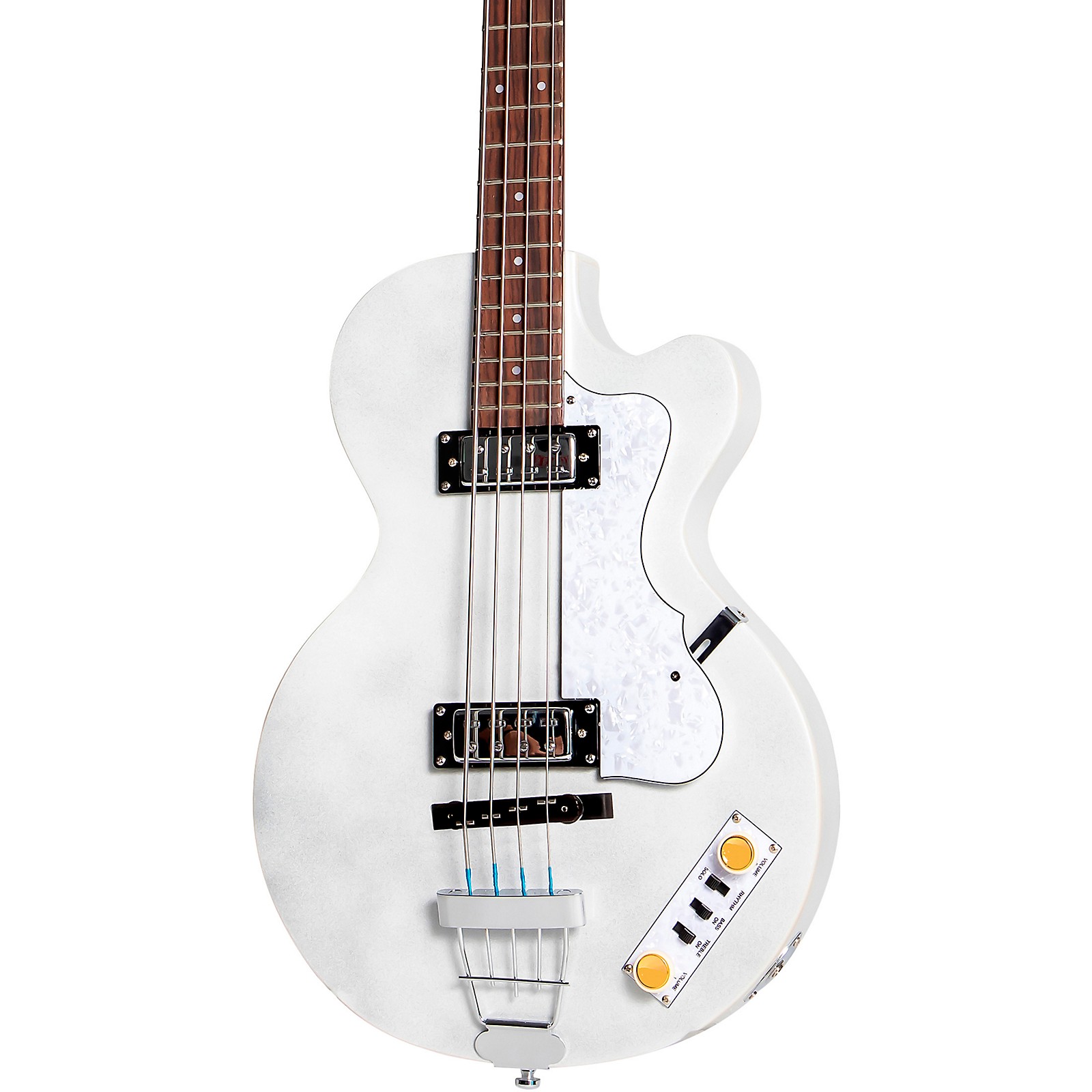 限定カラー Hofner Ignition Bass White Hofner Ignition Series Short-Scale Club Bass Guitar | Music & Arts