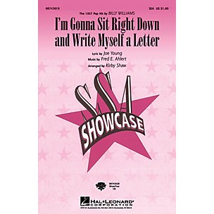 Hal Leonard I'm Gonna Sit Right Down and Write Myself a Letter ShowTrax CD by Billy Williams Arranged by Kirby Shaw