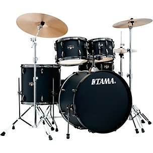 TAMA Imperialstar 5-Piece Complete Drum Set With 22" Bass Drum & MEINL HCS Cymbals