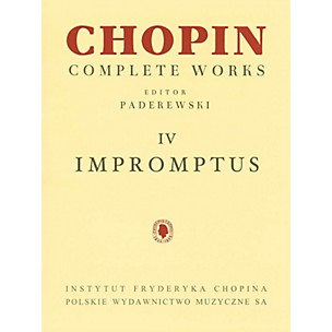 PWM Impromptus (Chopin Complete Works Vol. IV) PWM Series Softcover
