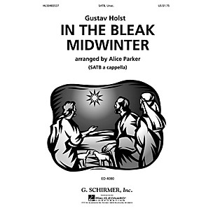 G. Schirmer In Bleak Midwinter (SSATB a cappella) SSATB A Cappella composed by Gustav Holst