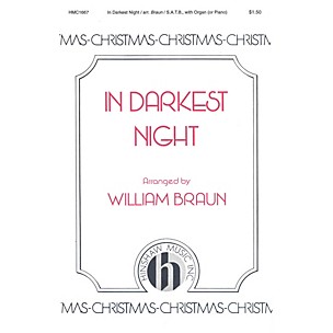 Hinshaw Music In Darkest Night SATB arranged by William Braun