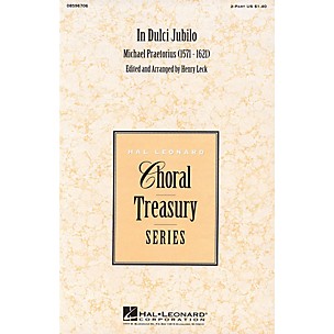 Hal Leonard In Dulci Jubilo 2-Part arranged by Henry Leck