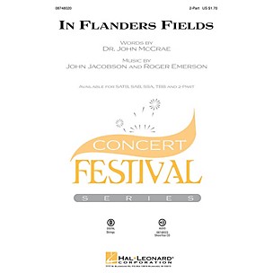 Hal Leonard In Flanders Fields ShowTrax CD Arranged by Roger Emerson