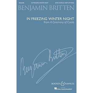 Boosey and Hawkes In Freezing Winter Night (from A Ceremony of Carols) SATB and Harp or Piano by Benjamin Britten
