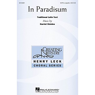 Hal Leonard In Paradisum SATB a cappella composed by Harriet Steinke