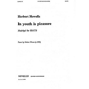 Novello In Youth Is Pleasure SSATB Composed by Herbert Howells