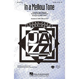 Hal Leonard In a Mellow Tone SAB by Duke Ellington Arranged by Kirby Shaw