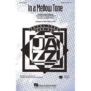 Hal Leonard In a Mellow Tone SATB by Duke Ellington arranged by Kirby Shaw