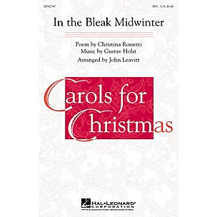 Hal Leonard In the Bleak Midwinter SSA arranged by John Leavitt