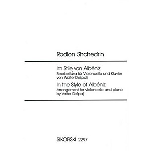 SIKORSKI In the Style of Albéniz String Orchestra Series Composed by Rodion Shchedrin Edited by Valter Despalj