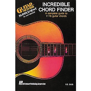 Hal Leonard Incredible Chord Finder 6" x 9" Edition Book