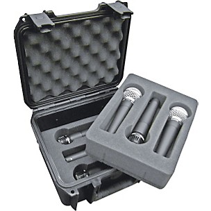 SKB Injection-Molded Microphone Case for 6 Mics