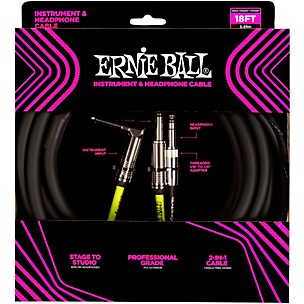 Ernie Ball Instrument and Headphone Cable