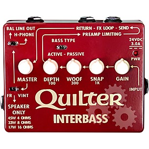 Quilter Labs InterBass 45W Bass Amp Pedal