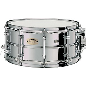 Yamaha Intermediate Concert Snare Drum; 1.2mm Chrome-Plated Steel Shell