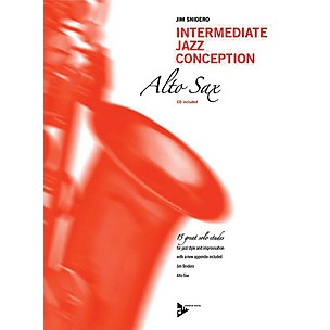 ADVANCE MUSIC Intermediate Jazz Conception: Alto & Baritone Sax Book, Intermediate-Advanced