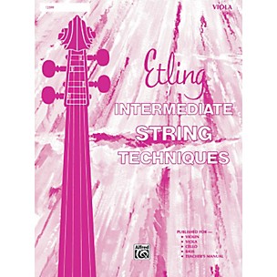 Alfred Intermediate String Techniques Viola
