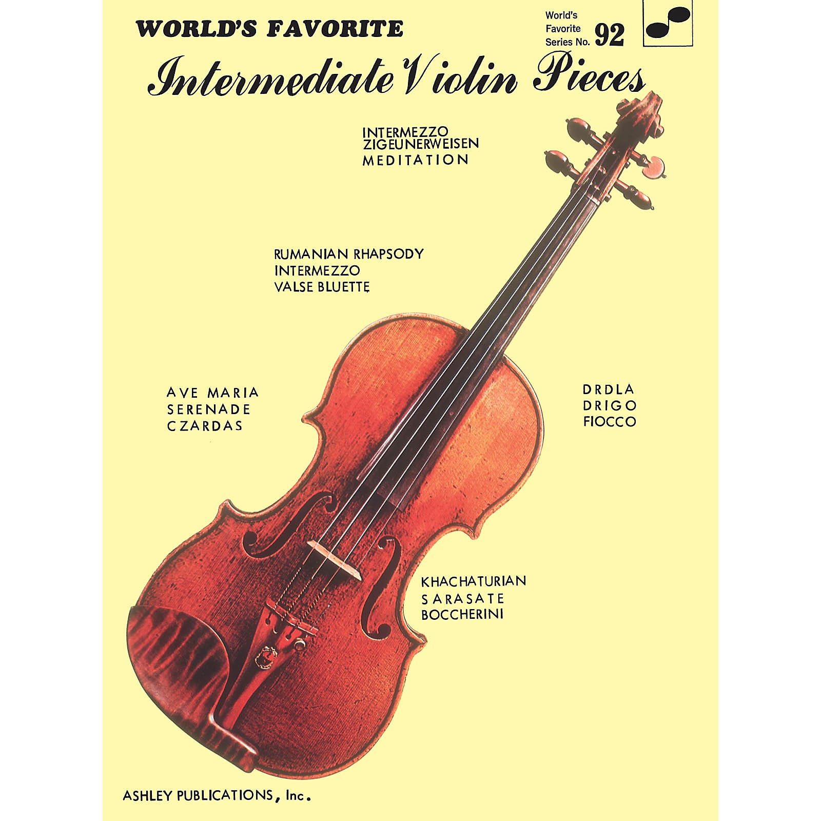Ashley Publications Inc. Intermediate Violin Pieces (World's