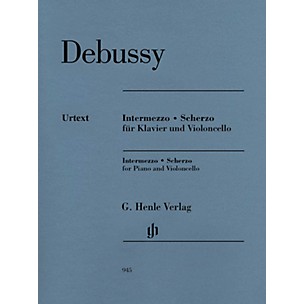 G. Henle Verlag Intermezzo and Scherzo Henle Music Folios by Claude Debussy Edited by Ernst-Günter Heinemann