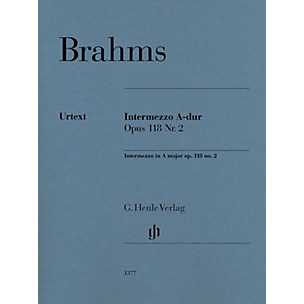 G. Henle Verlag Intermezzo in A Major, Op. 118, No. 2 Piano by Brahms