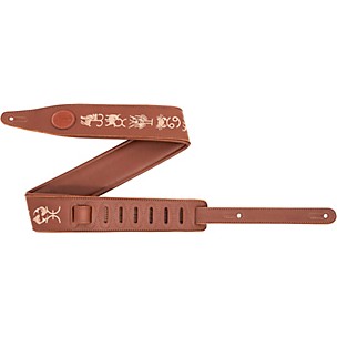 Levy's Interstellar Series Embroidered Leather Guitar Strap