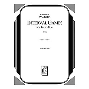 Lauren Keiser Music Publishing Interval Games (Piano, Violin, Cello) LKM Music Series Composed by Gwyneth Walker