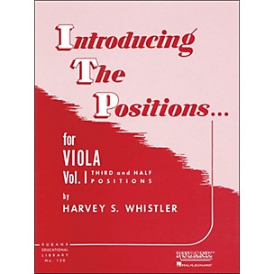 Hal Leonard Introducing The Positions for Viola Vol 1 Third And Half Positions