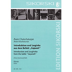 SIKORSKI Introduction and Lezhginka from the Ballet 'Gayaneh' for Piano