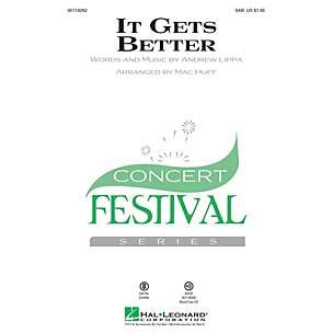 Hal Leonard It Gets Better SAB arranged by Mac Huff