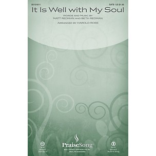 PraiseSong It Is Well with My Soul CHOIRTRAX CD by Matt Redman Arranged by Harold Ross
