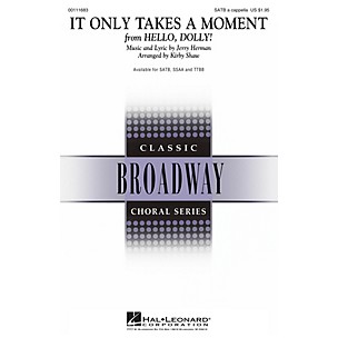 Hal Leonard It Only Takes a Moment TTBB A Cappella Arranged by Kirby Shaw