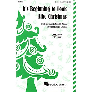 Hal Leonard It's Beginning to Look Like Christmas 3-Part Mixed arranged by Roger Emerson