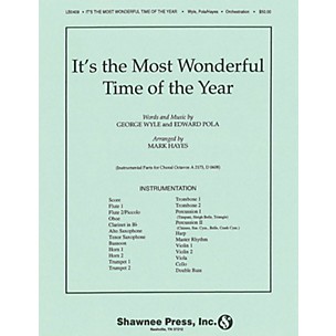 Shawnee Press It's the Most Wonderful Time of the Year INSTRUMENTAL ACCOMP PARTS arranged by Mark Hayes