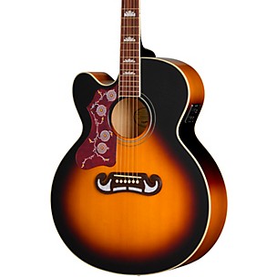 Epiphone J-200 Studio EC Left-Handed Acoustic-Electric Guitar