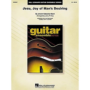 Hal Leonard J.S. Bach Jesu Joy of Man's Desiring Guitar Ensemble Score