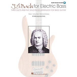 Hal Leonard J.S. Bach for Electric Bass Bass Instruction Series Softcover with CD Written by Bob Gallway