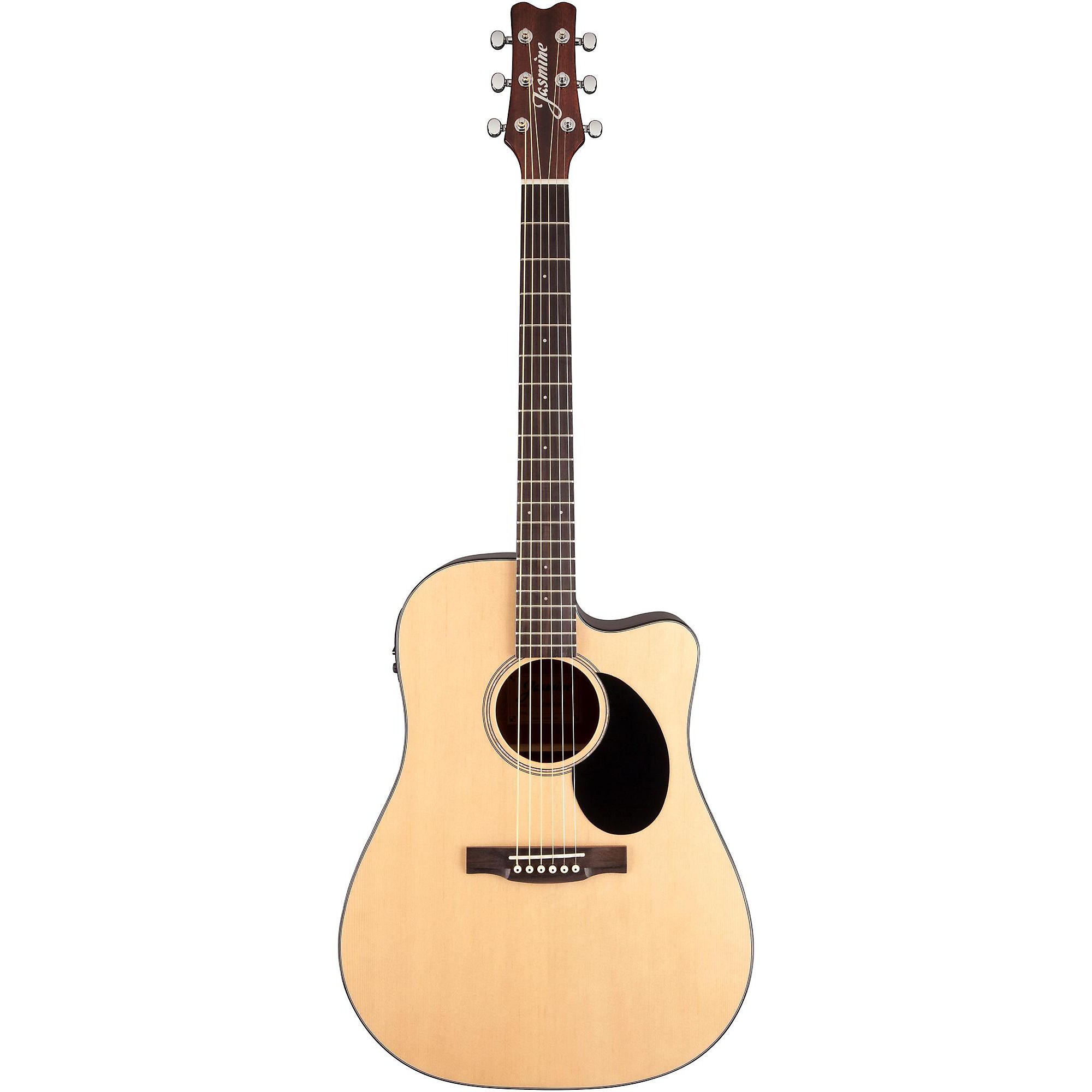 Jasmine JD-39 Dreadnought Acoustic-Electric Guitar | Music