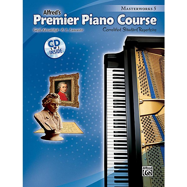 Alfred Premier Piano Course Masterworks Book 5 & CD Music & Arts