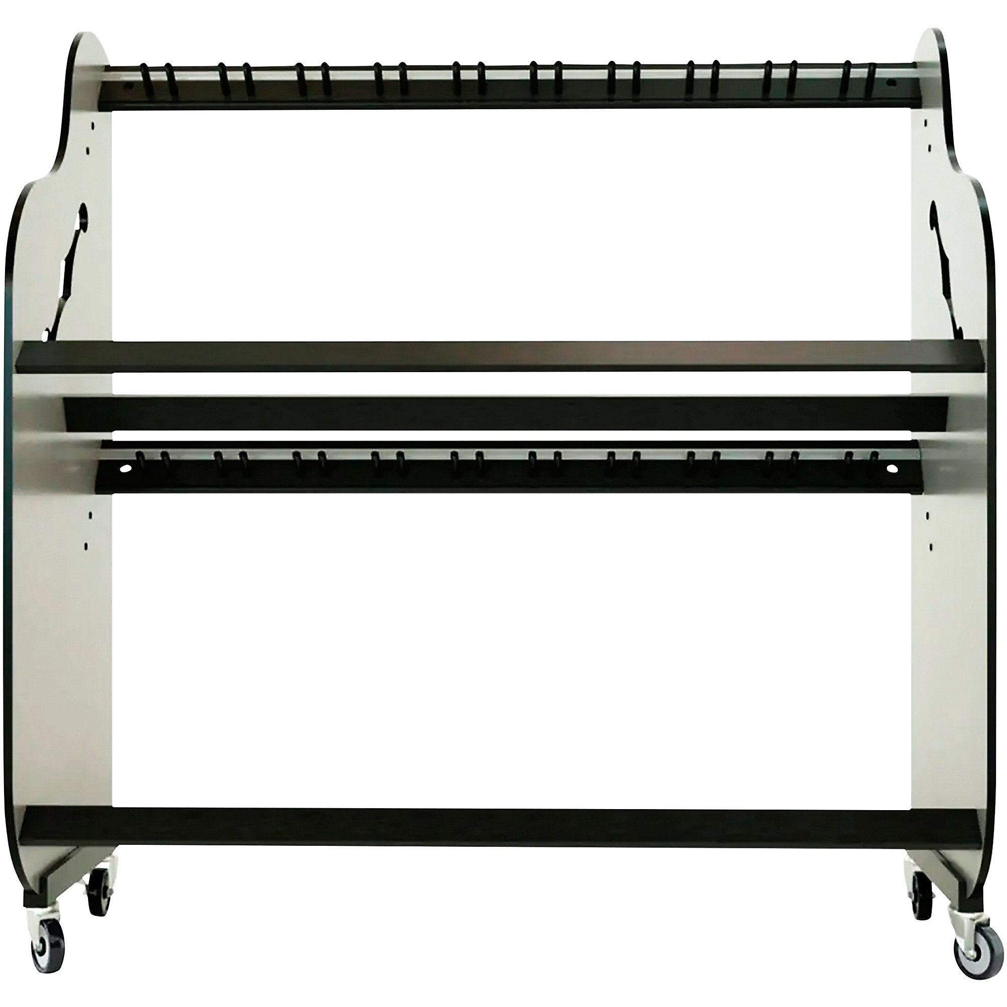 A&S Crafted Products The Session-Pro Double-Stack Mobile Guitar Rack