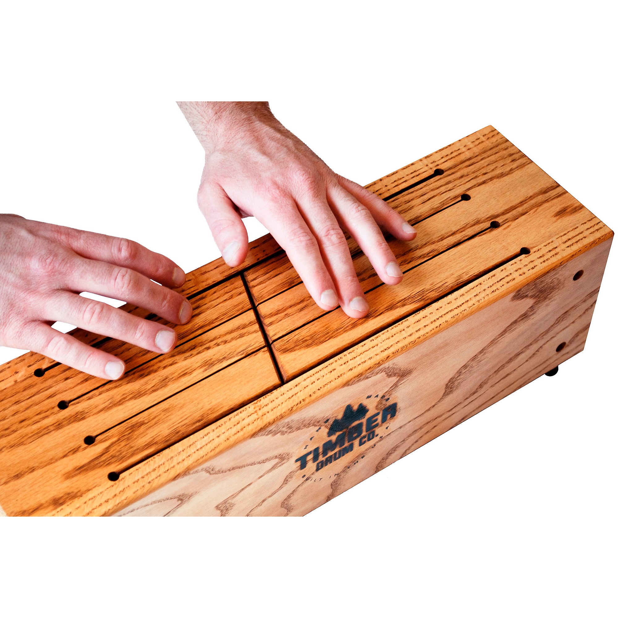 Timber Drum Company Slit Tongue Log Drum with Mallets | Music & Arts