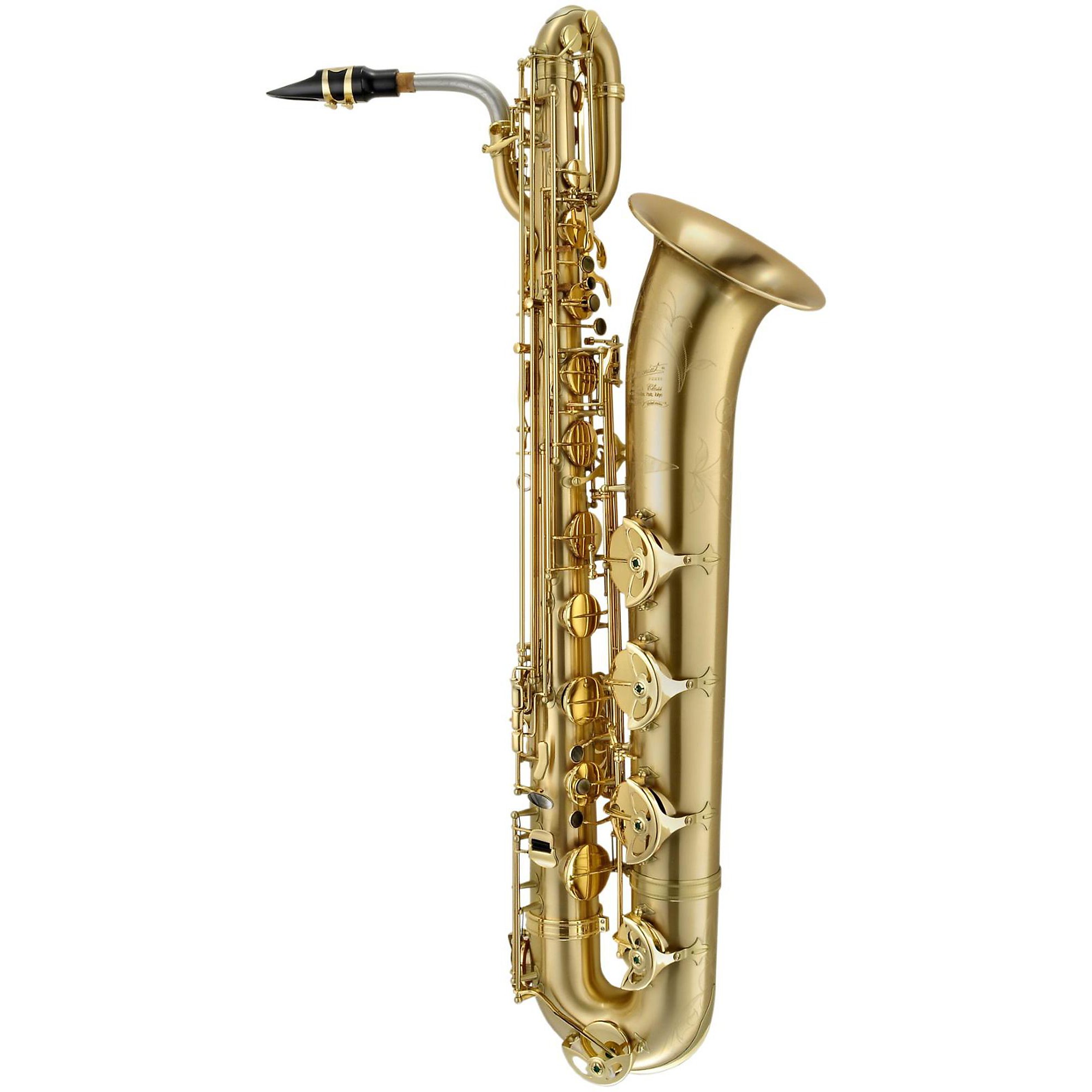 P. Mauriat Le Bravo 200 Baritone Saxophone - Gold Brass Matte Body